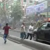 আইভীকে গ্রেপ্তার করে নিয়ে যাওয়ার পথে পুলিশের গাড়িবহরে হামলা