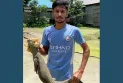 রংপুরে সান্ডা ভেবে গুইসাপ উদ্ধার