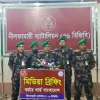 নীলফামারীর সীমান্ত পরিস্থিতি নিয়ে ৫৬ বিজিবি অধিনায়কের সংবাদ সম্মেলন