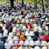 শোলাকিয়ায় দেশের সবচেয়ে বড় ঈদ জামাত অনুষ্ঠিত