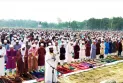 ঐতিহাসিক গোর-এ-শহীদ ময়দানে লক্ষাধিক মুসল্লির ঈদের নামাজ আদায়