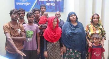 পঞ্চগড়ে পৃধক সীমান্ত দিয়ে পুশইন করা ১৮ জন আটক