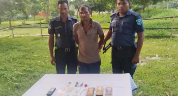 দেবীগঞ্জে জাল নোটসহ প্রতারক চক্রের এক সদস্য গ্রেফতার