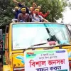 রংপুরে জামায়াতের জনসভায় দলে দলে আসছেন নেতাকর্মীরা