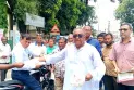 নীলফামারীতে শিক্ষা, চিকিৎসা ও যোগাযোগ সমস্যা সমাধানের দাবিতে পদযাত্রা ও লিফলেট বিতরণ