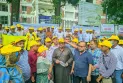 রংপুরে স্বাস্থ্য সহকারীদের অবস্থান কর্মসূচি, কমপ্লিট শাটডাউনের হুঁশিয়ারি