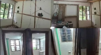 বেরোবি শহীদ মুখতার ইলাহী হলের শৌচাগারের দরজা নেই, চলছে প্রভোস্ট রুম সংস্কার