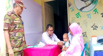 নীলফামারীতে সশস্ত্র বাহিনীর উদ্যোগে স্বাস্থ্য সেবা ক্যাম্পেইন অনুষ্ঠিত