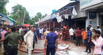 ডিমলায় মিনি পেট্রোল পাম্প বিস্ফোরিত, দগ্ধ ১