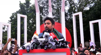 একদফার প্রকৃত ঘোষক দেশের ছাত্র-জনতা: নাহিদ