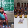 পীরগঞ্জে যৌথ বাহিনীর অভিযানে নারী মাদক ব্যবসায়ী আটক