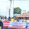 সাংবাদিক তুহিন হত্যার বিচার দাবীতে ডিমলায় মানববন্ধন