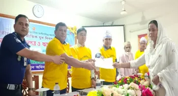 যুব দিবসে নীলফামারীতে ৫৯ লাখ টাকার ঋণের চেক বিতরণ