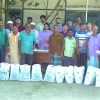 নীলফামারীতে বিনামূল্যে ৩ লাখ ৬৬ হাজার মাছের পোনা বিতরণ