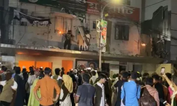 জাতীয় পার্টির কার্যালয়ে ফের অগ্নিসংযোগ