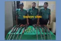 রংপুরে ১০টি একনলা বন্দুক ৩৬ রাউন্ড কার্টুজ ও গুলি উদ্ধার