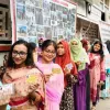 নারী ভোটারদের উপস্থিতি নজরকাড়া