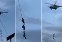 হেলিকপ্টারের দড়িতে ঝুলে পালালেন নেপালের মন্ত্রীরা
