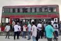 উদ্বোধনের দিনই বিকল বেরোবি ভাড়া বাস