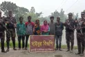 ফুলবাড়ী সীমান্ত দিয়ে বাংলাদেশে অনুপ্রবেশকালে ৬ জনকে আটক করেছে বিজিবি