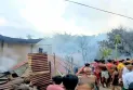 নীলফামারীতে আগুনে ১৭ পরিবারের ৩০টি ঘর ভস্মীভূত