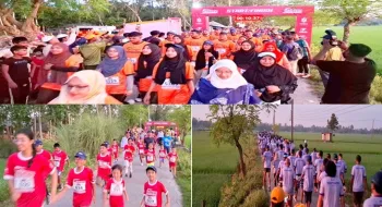 এক হাজার দৌড়বিদের অংশগ্রহণে সৈয়দপুরে অনুষ্ঠিত আন্তর্জাতিক স্বীকৃতি পাওয়া ‘নর্দান হাফ ম্যারাথন’