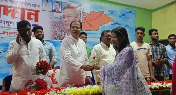 লালমনিরহাটে বৈষম্যবিরোধী আন্দোলনের চার শতাধিক শিক্ষার্থীর ছাত্রদলে যোগদান
