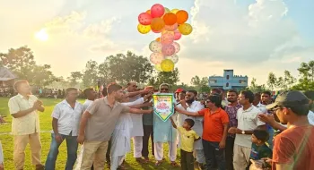 নীলফামারীতে রিনো-রকি আন্ত:ইউনিয়ন ফুটবল টুর্নামেন্টের উদ্বোধণ