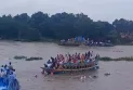 প্রতিমা বিসর্জনে গিয়ে নদীতে ডুবে ৩ শিশু নিখোঁজ