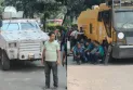 শিক্ষা ভবনের সামনে প্রস্তুত জলকামান ও সাঁজোয়া যান