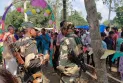 সীমান্তে দুই দেশের মানুষের মিলন মেলা