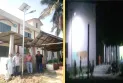 হরিপুরে বিদ্যুৎ চলে গেলেও সোলার স্টিট লাইটের আলোয় আলোকিত হলো চৌরঙ্গী বাজার