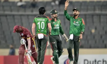 ওয়েস্ট ইন্ডিজকে পরাজিত করে বাংলাদেশের সিরিজ জয়