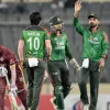 ওয়েস্ট ইন্ডিজকে পরাজিত করে বাংলাদেশের সিরিজ জয়