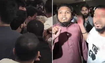 শাহবাগে এনসিপির দুই গ্রুপের সংঘর্ষ, আহত ১