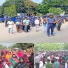 নীলফামারী উত্তরা ইপিজেডের চার কারখানা বন্ধের ঘোষণায় শ্রমিকদের বিক্ষোভ