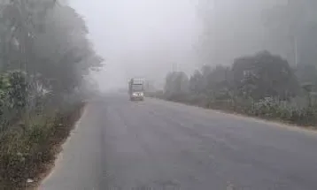 বৃষ্টিপাতে দেশের সর্বনিম্ন তাপমাত্রা তেঁতুলিয়ায়