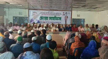 লালমনিরহাটে দুলুর রোগমুক্তি কামনায় বিএনপির দোয়া মাহফিল