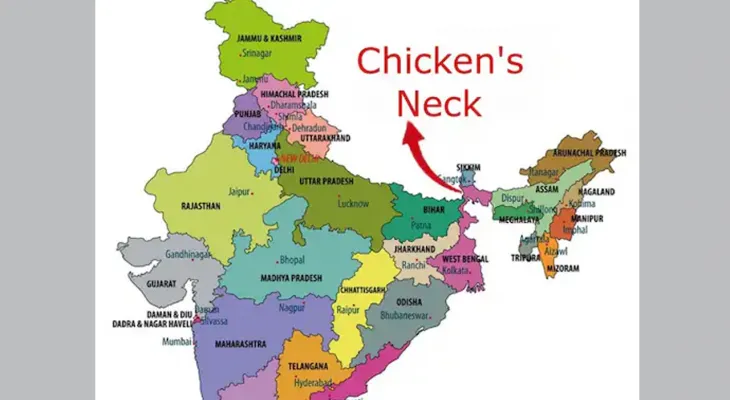 'চিকেনস নেক ঘিরে ভারতের উচ্চপর্যায়ের নিরাপত্তা বৈঠক'