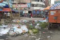 রংপুর সিটি বাজার সংলগ্ন প্রধান সড়কে বর্জ্য ডাম্পিং
