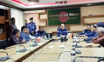 কুড়িগ্রামে নবাগত পুলিশ সুপারের মতবিনিময়