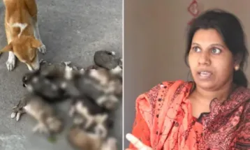 পানিতে ডুবিয়ে ৮ কুকুরছানা হত্যার অভিযোগে নিশি খাতুন গ্রেপ্তার