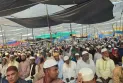 রংপুরে ইজতেমা ময়দানে জুমার নামাজে লাখো মুসল্লির ঢল
