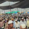 রংপুরে ইজতেমা ময়দানে জুমার নামাজে লাখো মুসল্লির ঢল