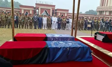 সুদানে নিহত ৬ শান্তিরক্ষীর জানাজা সম্পন্ন, দাফনের জন্য নেয়া হবে গ্রামের বাড়িতে